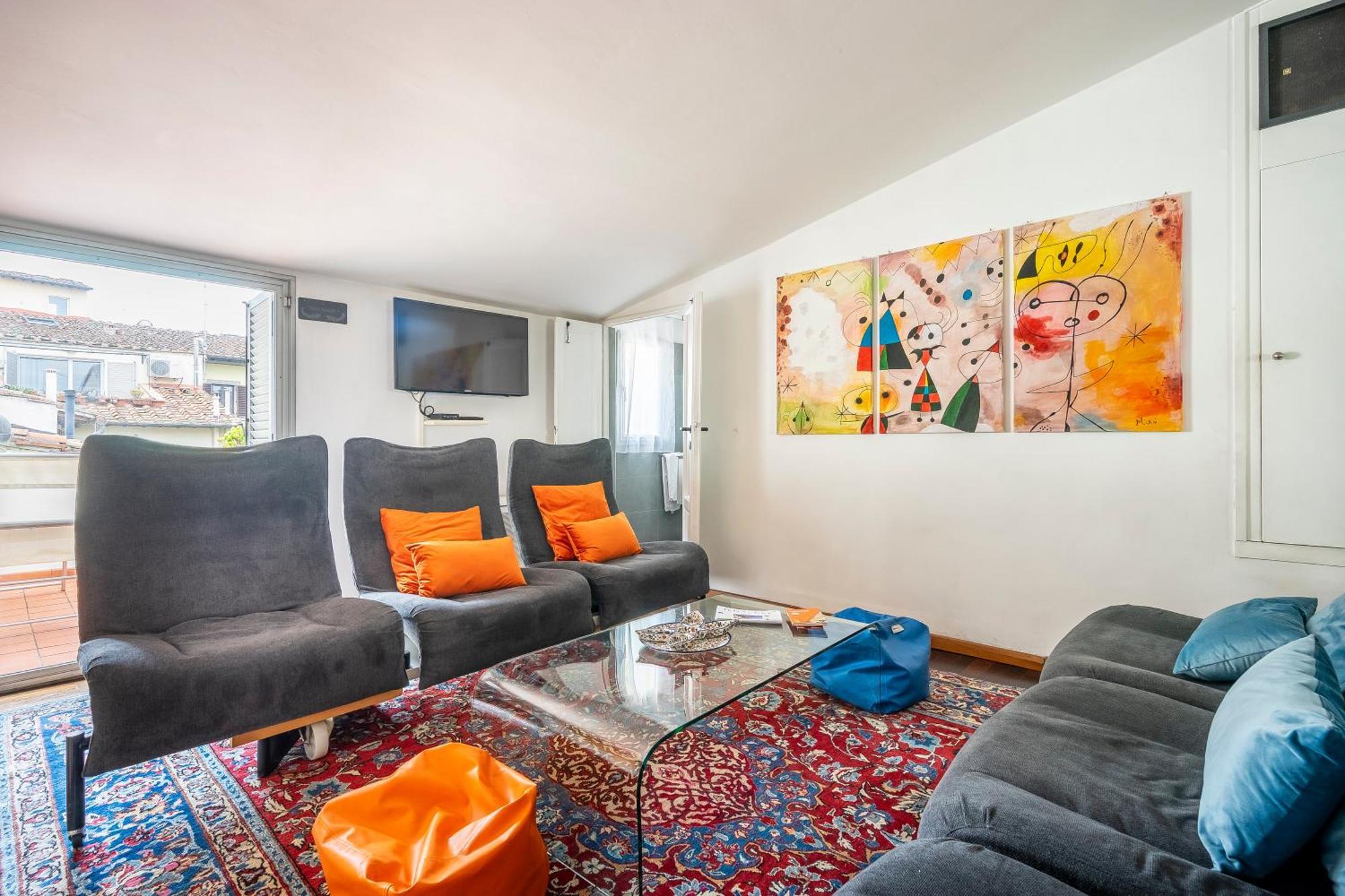 Apartament Penthouse Le Terrazze Duomo View Florencja Zewnętrze zdjęcie
