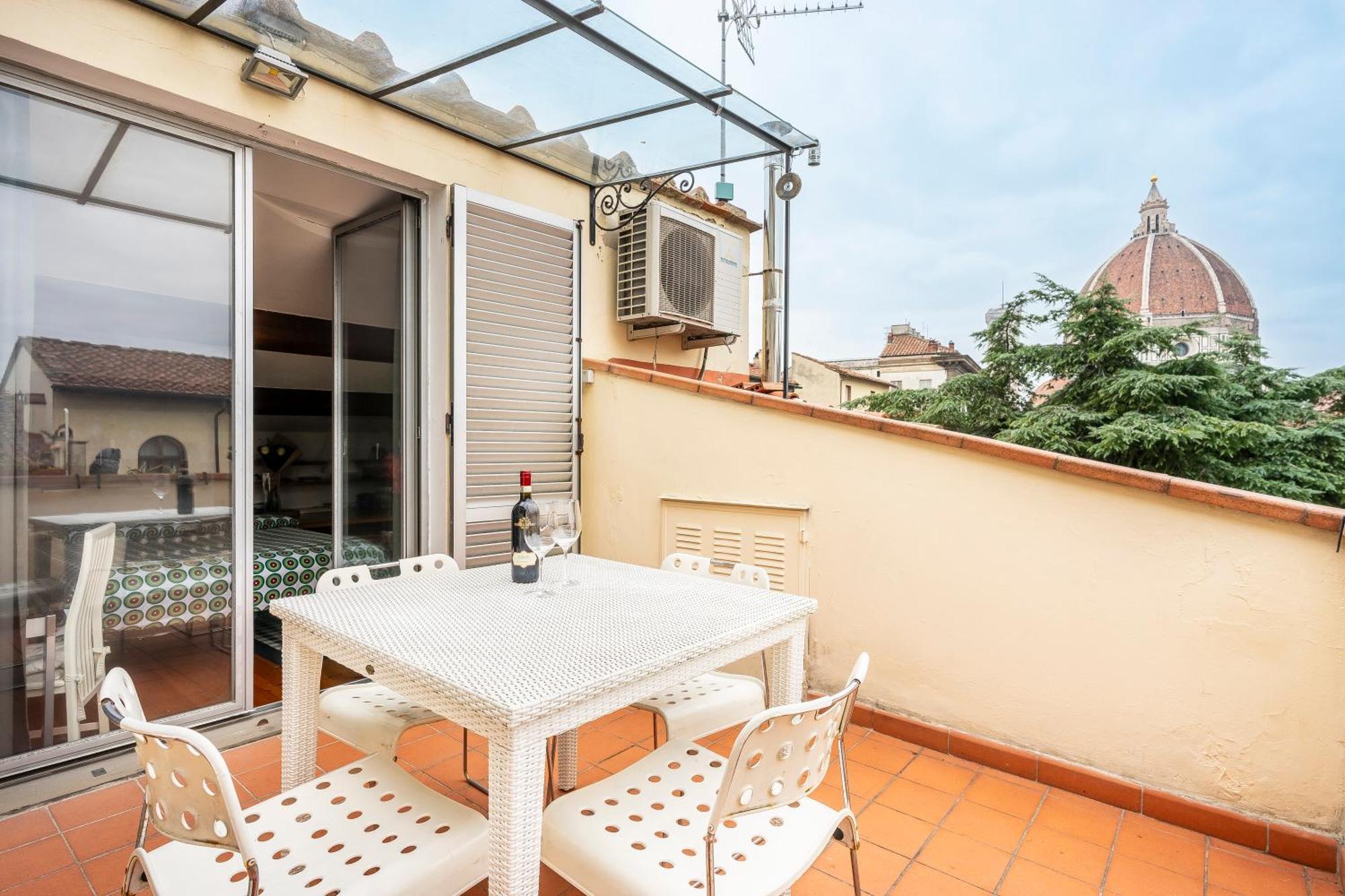 Apartament Penthouse Le Terrazze Duomo View Florencja Zewnętrze zdjęcie